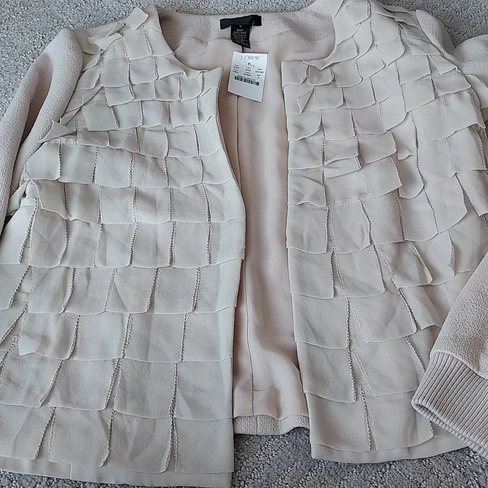 J.crew cream blazer